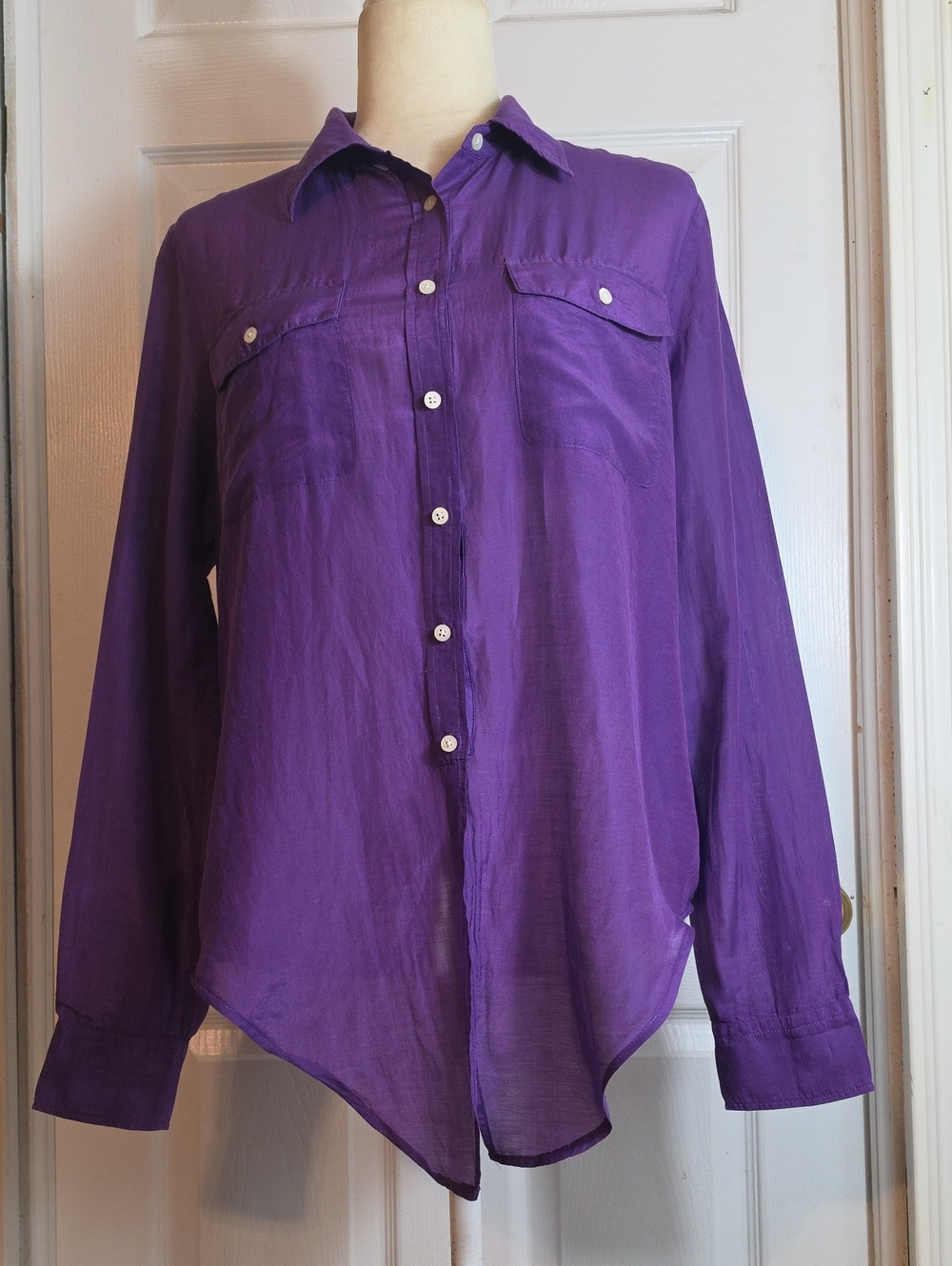 Lauren Ralph Lauren Silk and Cotton Blouse